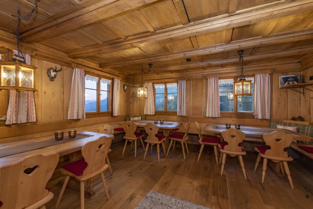 Montafon Golmerhaus Hütte Stube